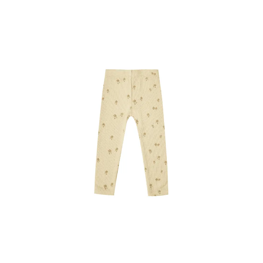 Little Flower Knit Legging, Butter