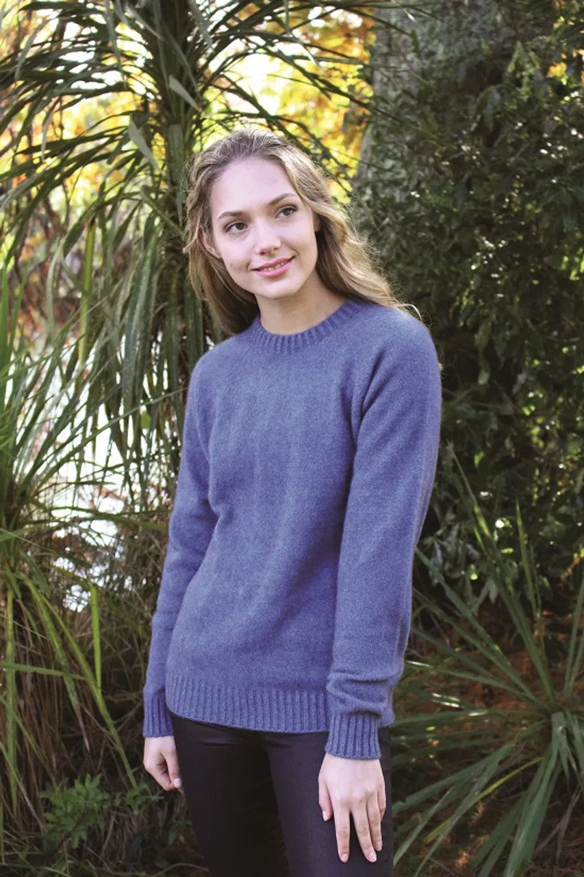 Lothlorian Plain Crew Neck Jumper - Possum Merino 9936