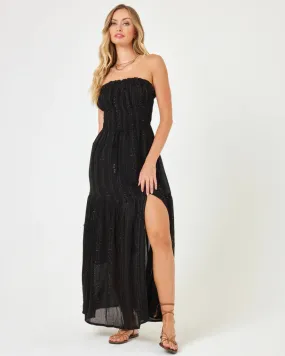 L*Space Women's Nannai Magic Hour Maxi Dress- Black