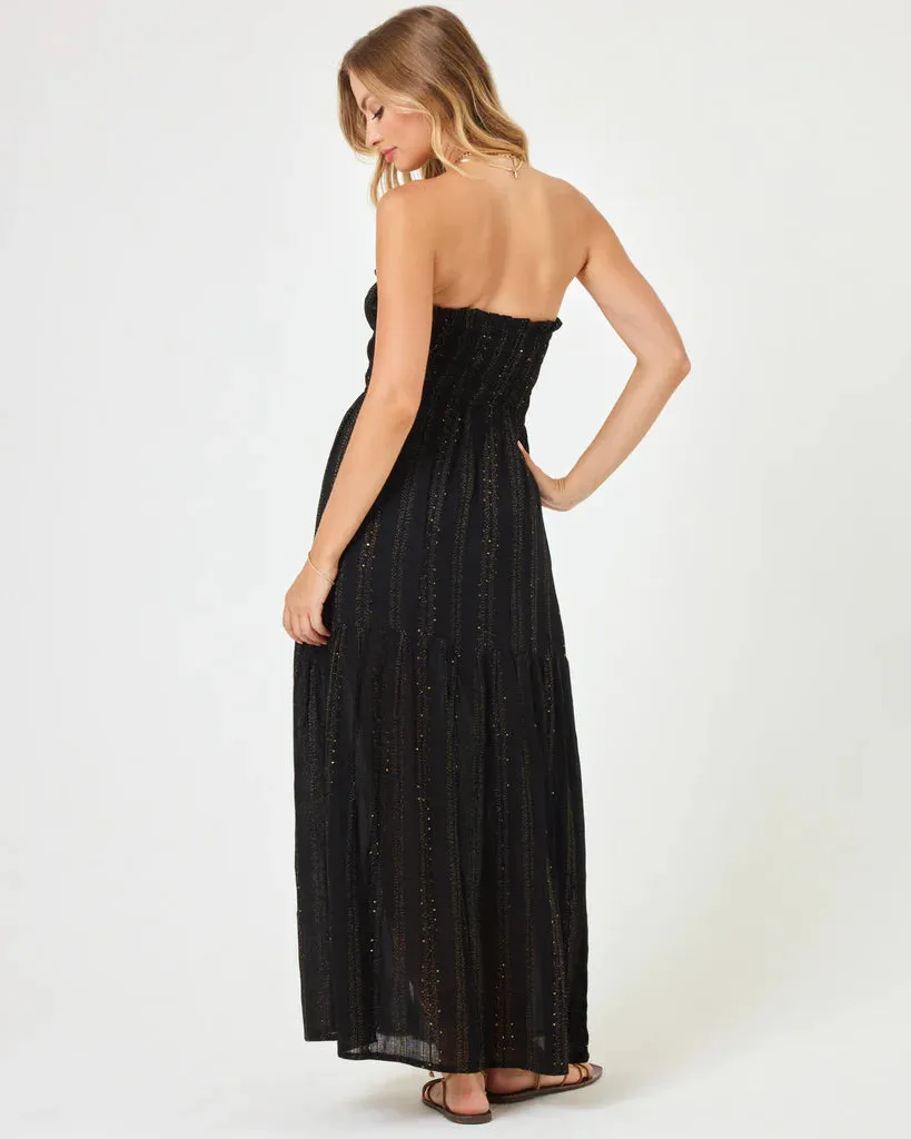 L*Space Women's Nannai Magic Hour Maxi Dress- Black