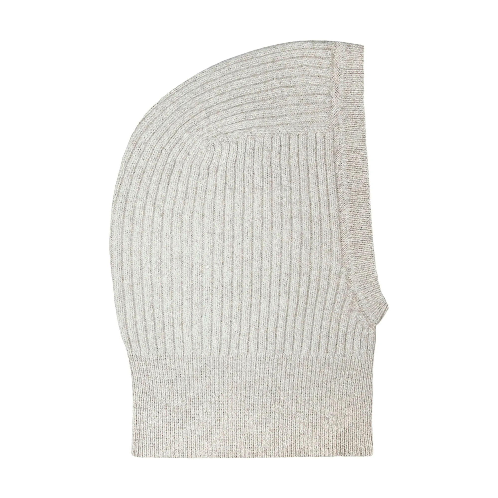 Merino Cashmere Ribbed Open Face Balaclava