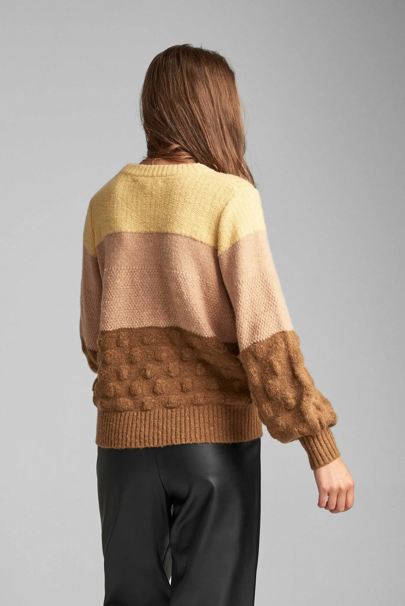 NUBELLA PULLOVER  - BRONZE BROWN