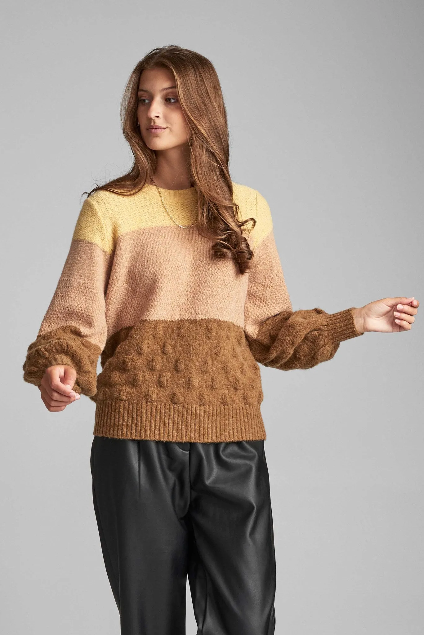 NUBELLA PULLOVER  - BRONZE BROWN