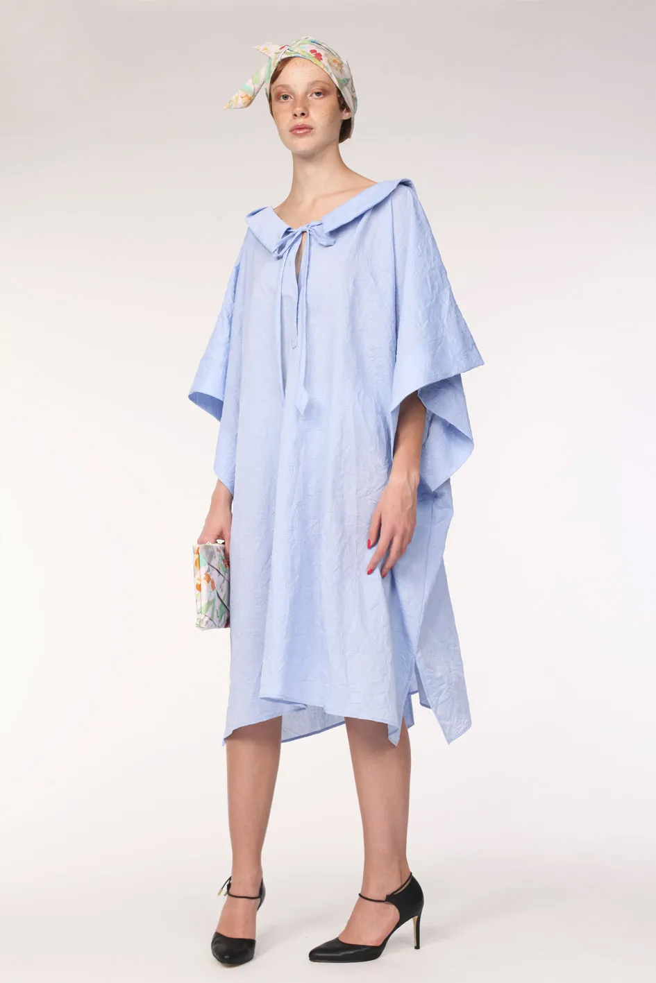 Origami Caftan / Iceland Blue