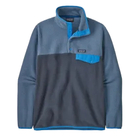 Patagonia Mens Lightweight Synchilla Snap-T Pullover Smolder Blue