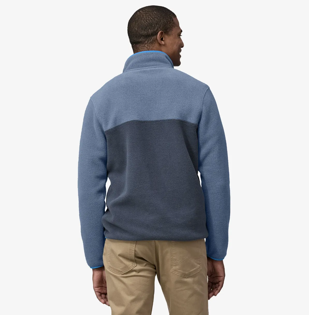 Patagonia Mens Lightweight Synchilla Snap-T Pullover Smolder Blue