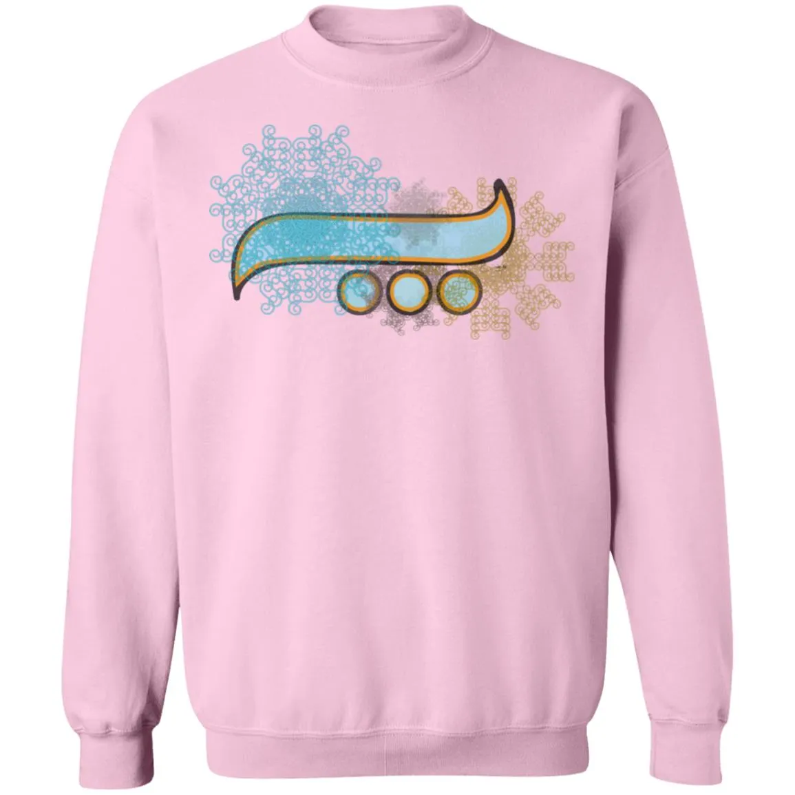 Pullover Sweatshirt with Persian Initial - 'Pai' (پ)