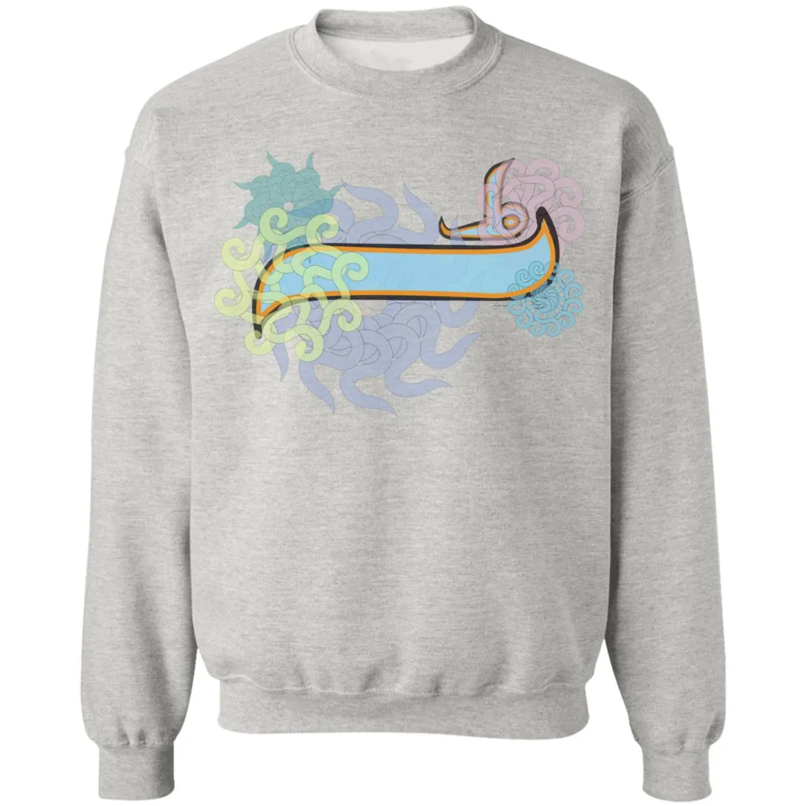 Pullover Sweatshirt with Urdu Initial - 'Ṭe' (ٹ)