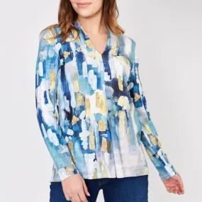 Rivas Abstract Jersey Pullover