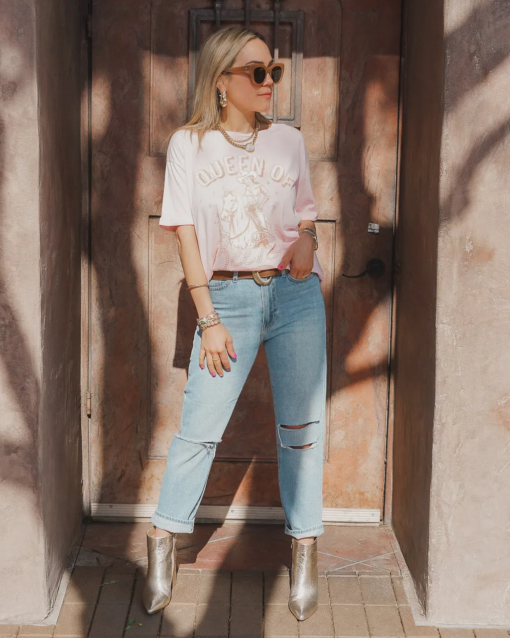 Rodeo Queen of Beers Oversized Tee