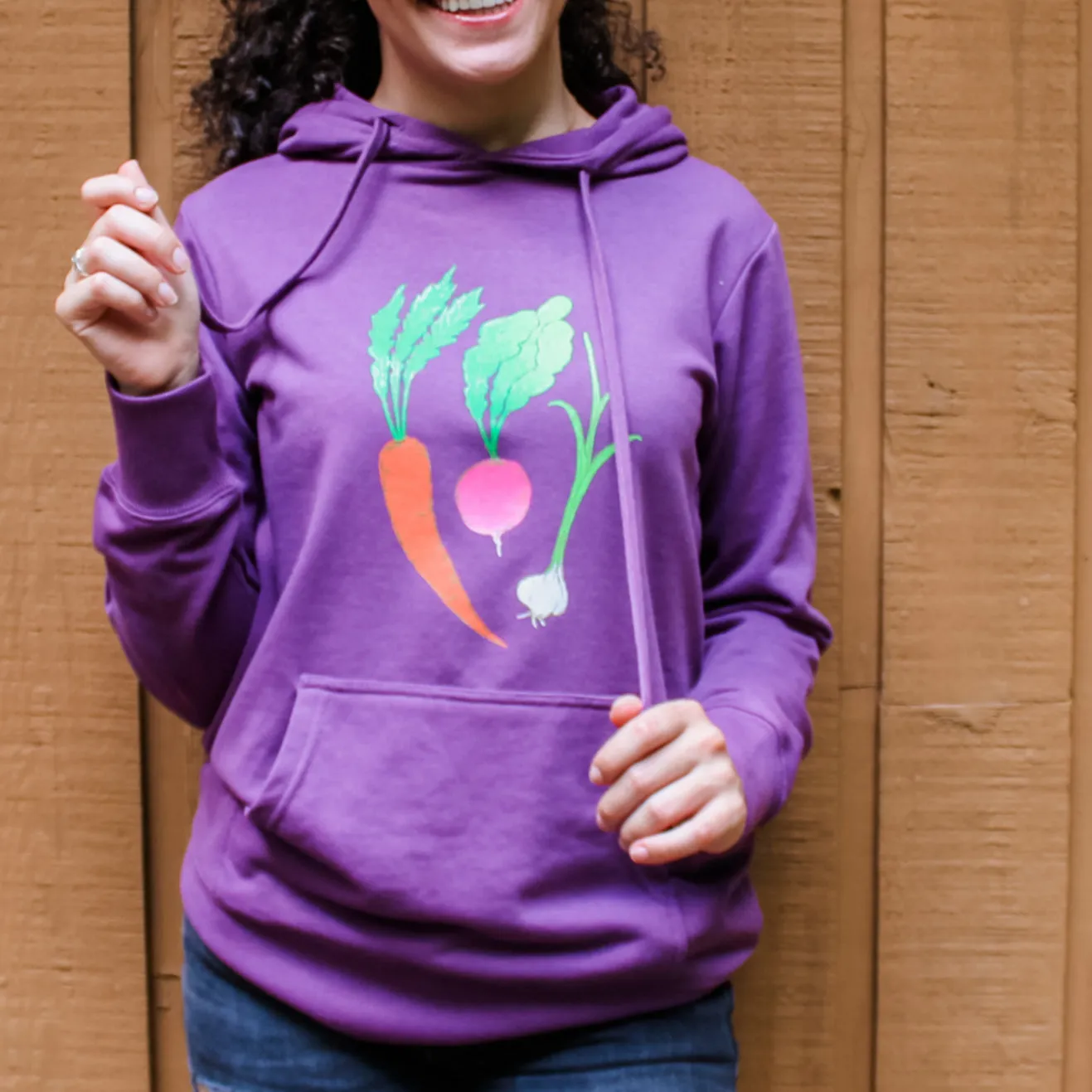 Root Veggies Women's French Terry Hoodie