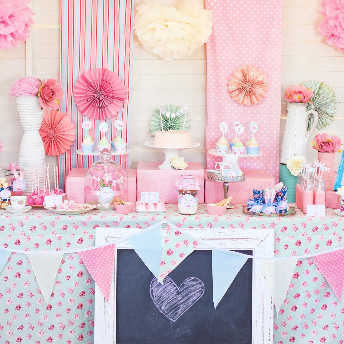 Shabby Chic Princess Party Decorations | Princess Birthday Party