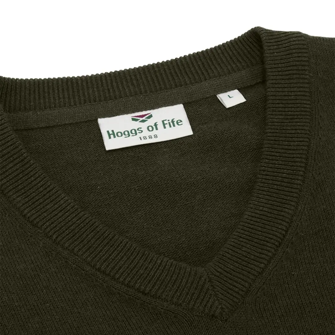 Stirling II Cotton L/S Pullover - Fern Green by Hoggs of Fife