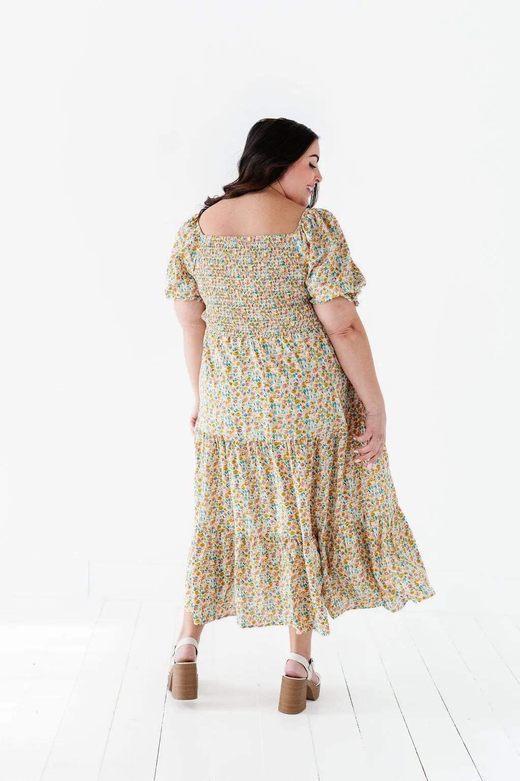 Susie Floral Tiered Dress