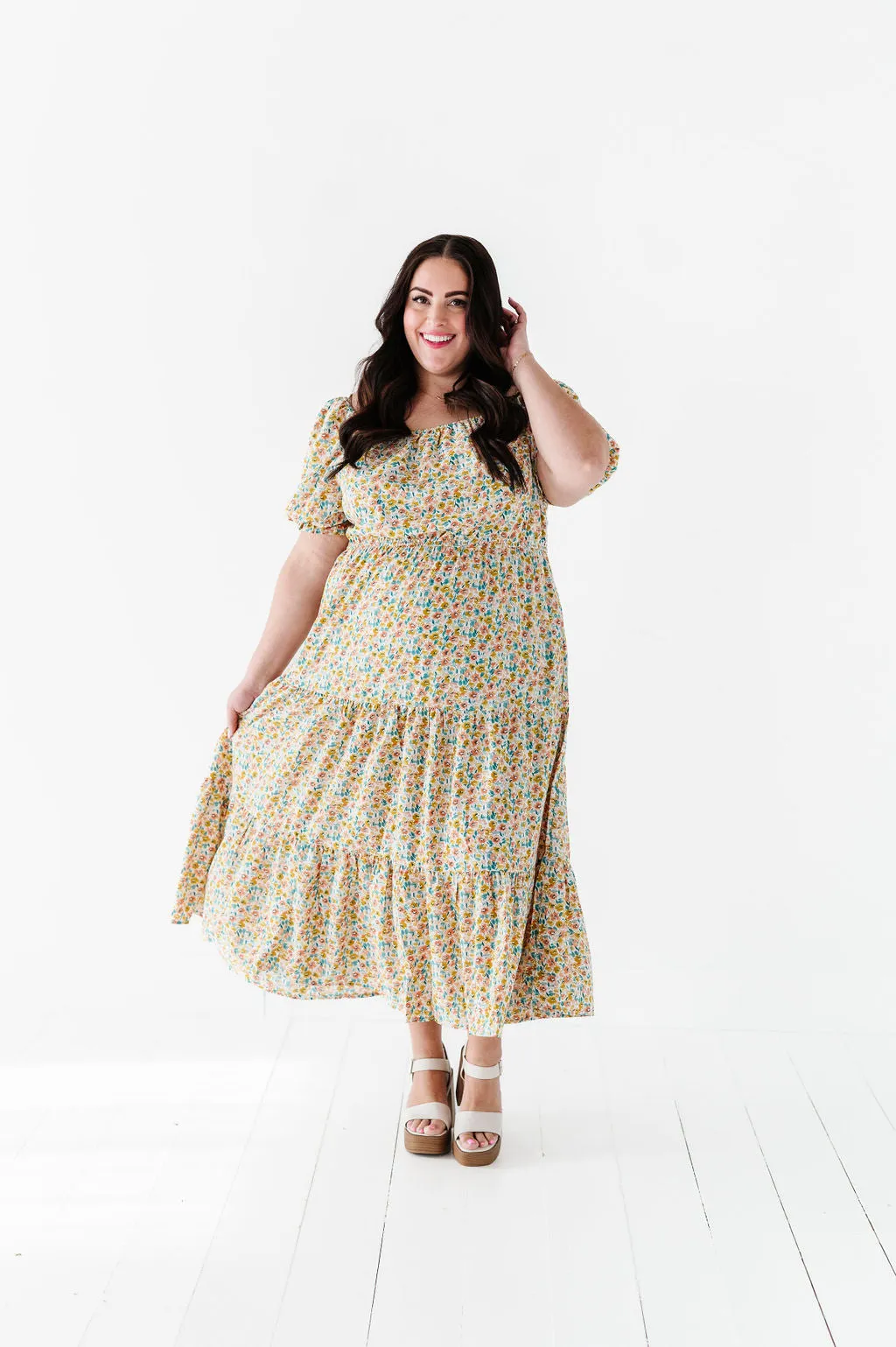 Susie Floral Tiered Dress