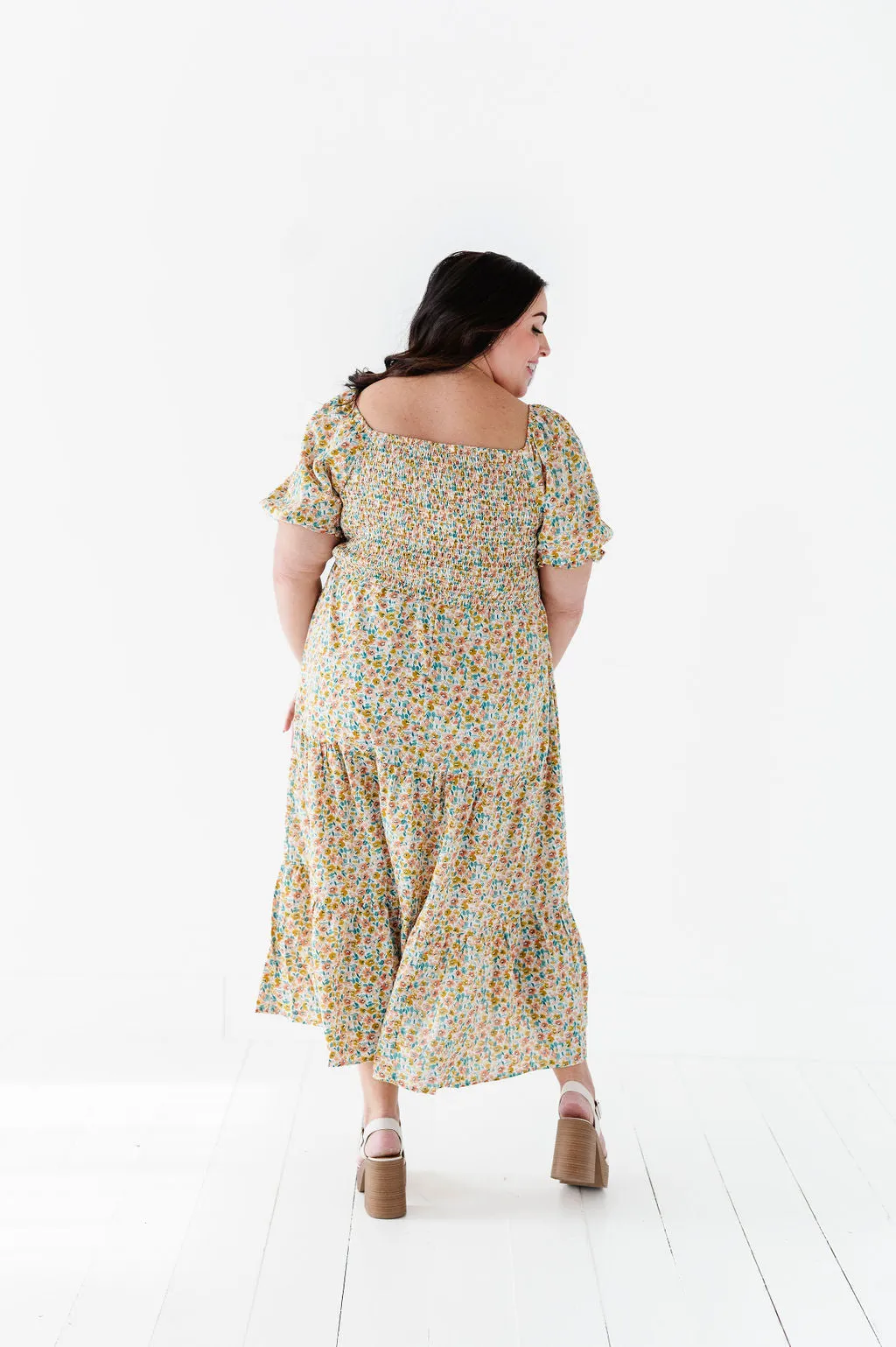 Susie Floral Tiered Dress