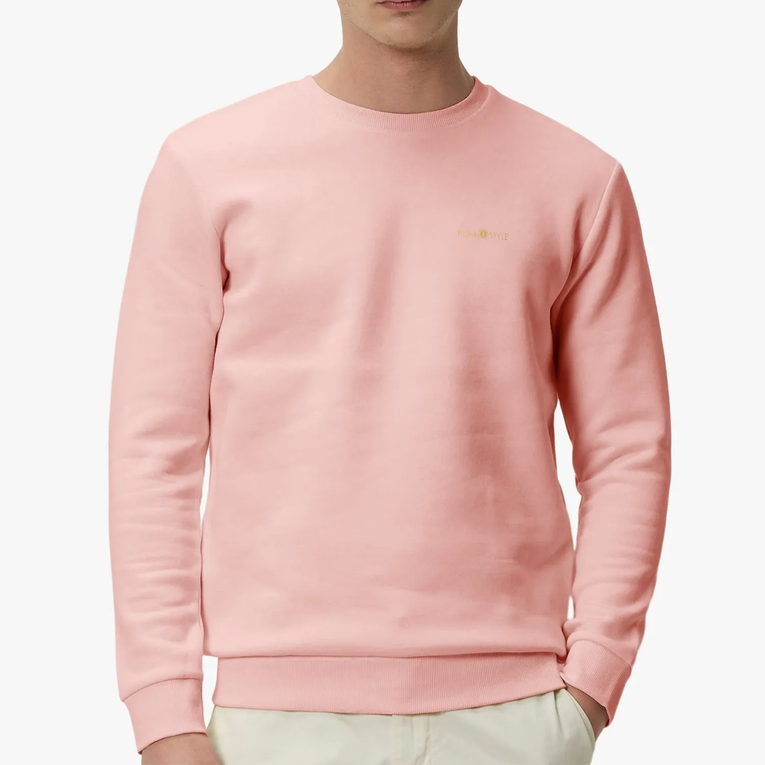 Unisex Garment-Dyed Sweatshirt - Pink