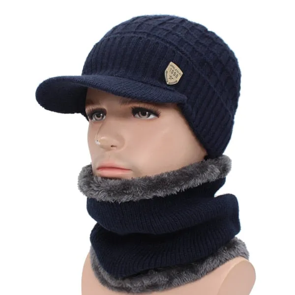 Winter Hat Skullies Beanies Hats Winter Beanies For Men Women Wool Scarf Caps Balaclava Mask Gorras Bonnet Knitted Hat