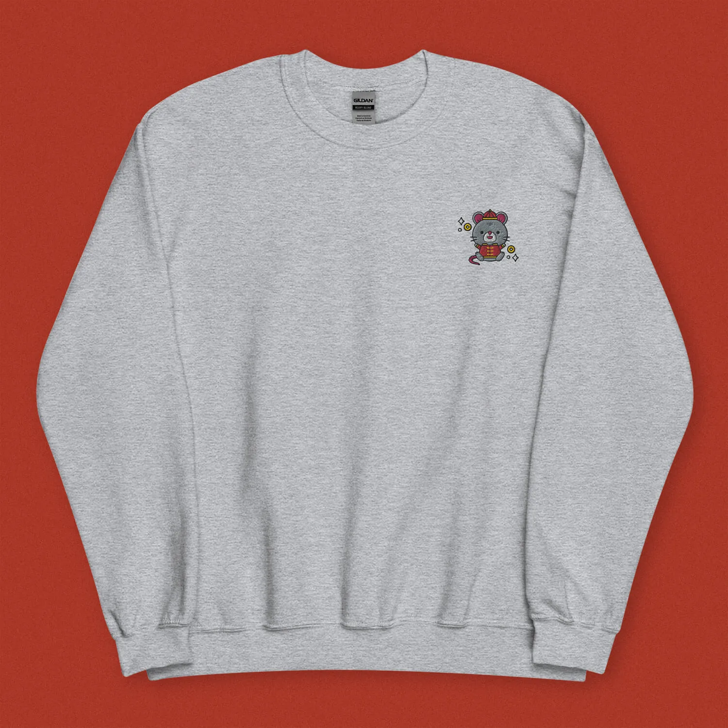 Year of the Rat Embroidered Sweatshirt